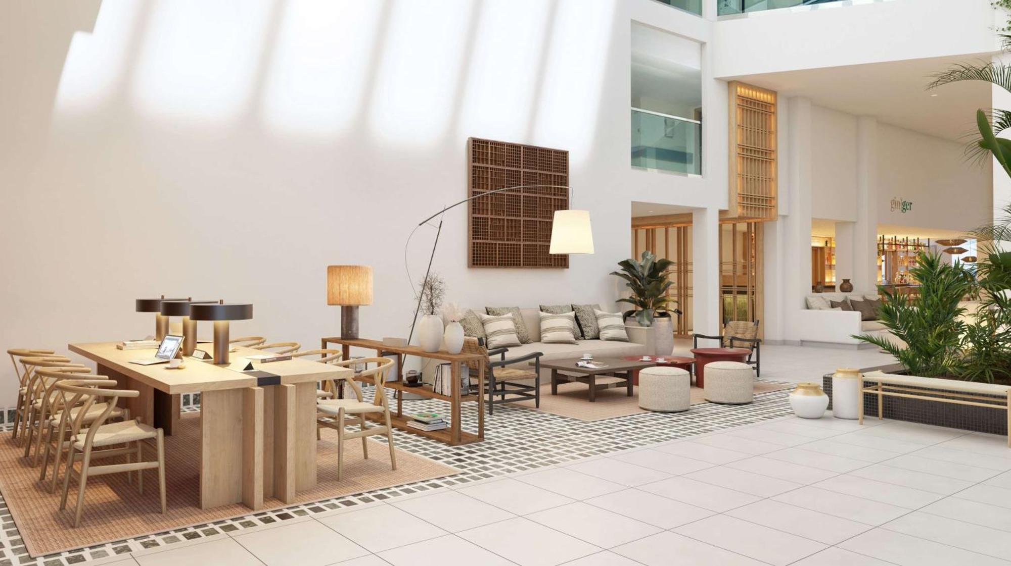 富埃特文图拉梅里亚酒店 科斯塔卡玛 外观 照片 The lobby of the hotel