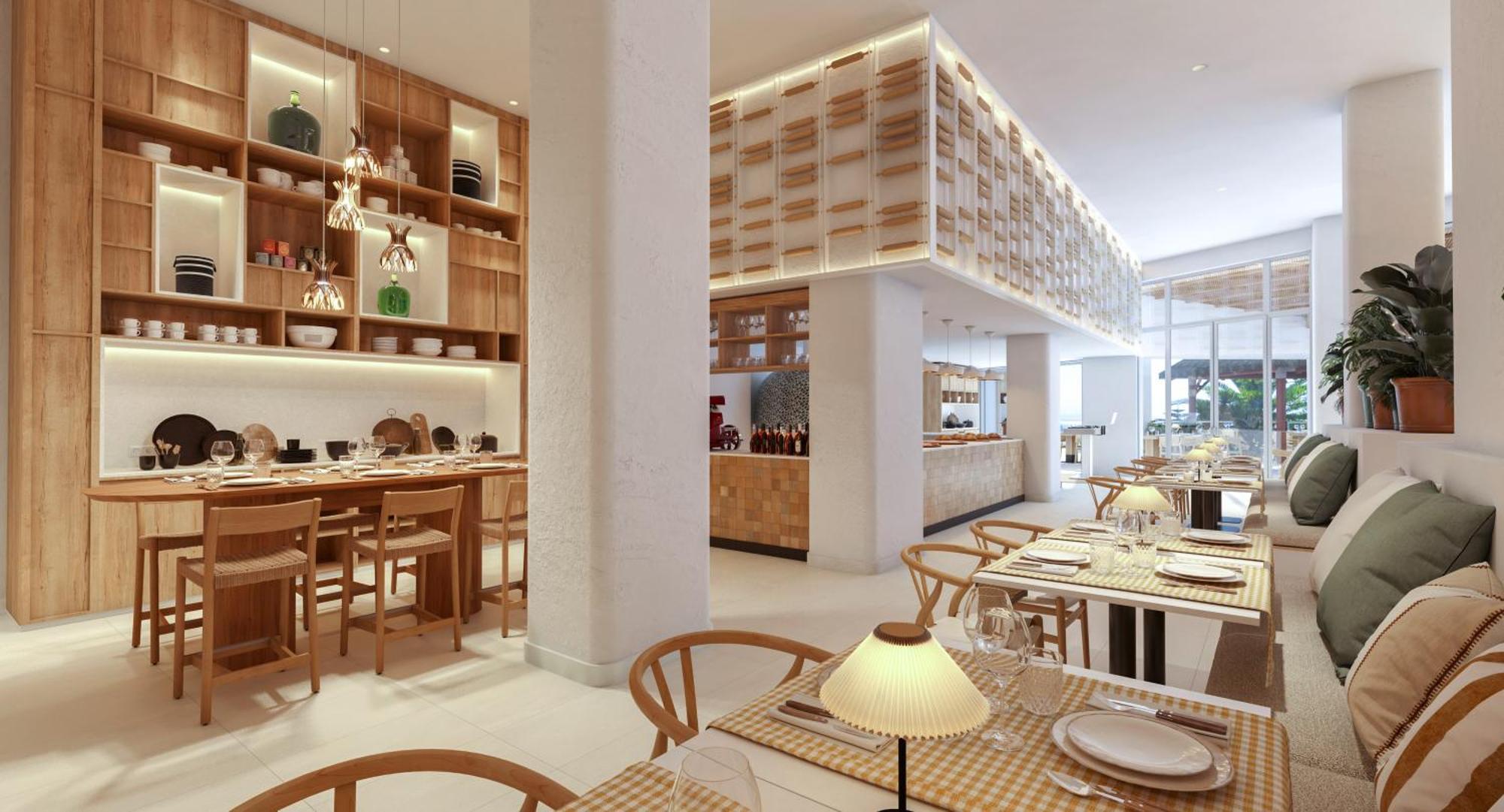 富埃特文图拉梅里亚酒店 科斯塔卡玛 外观 照片 Interior of the restaurant